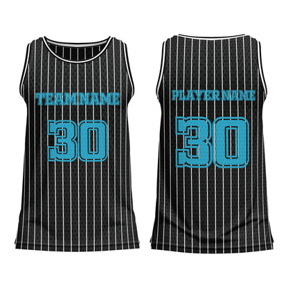 Custom Basketball Tank Top – Pinstripe Design – Personalized Gear