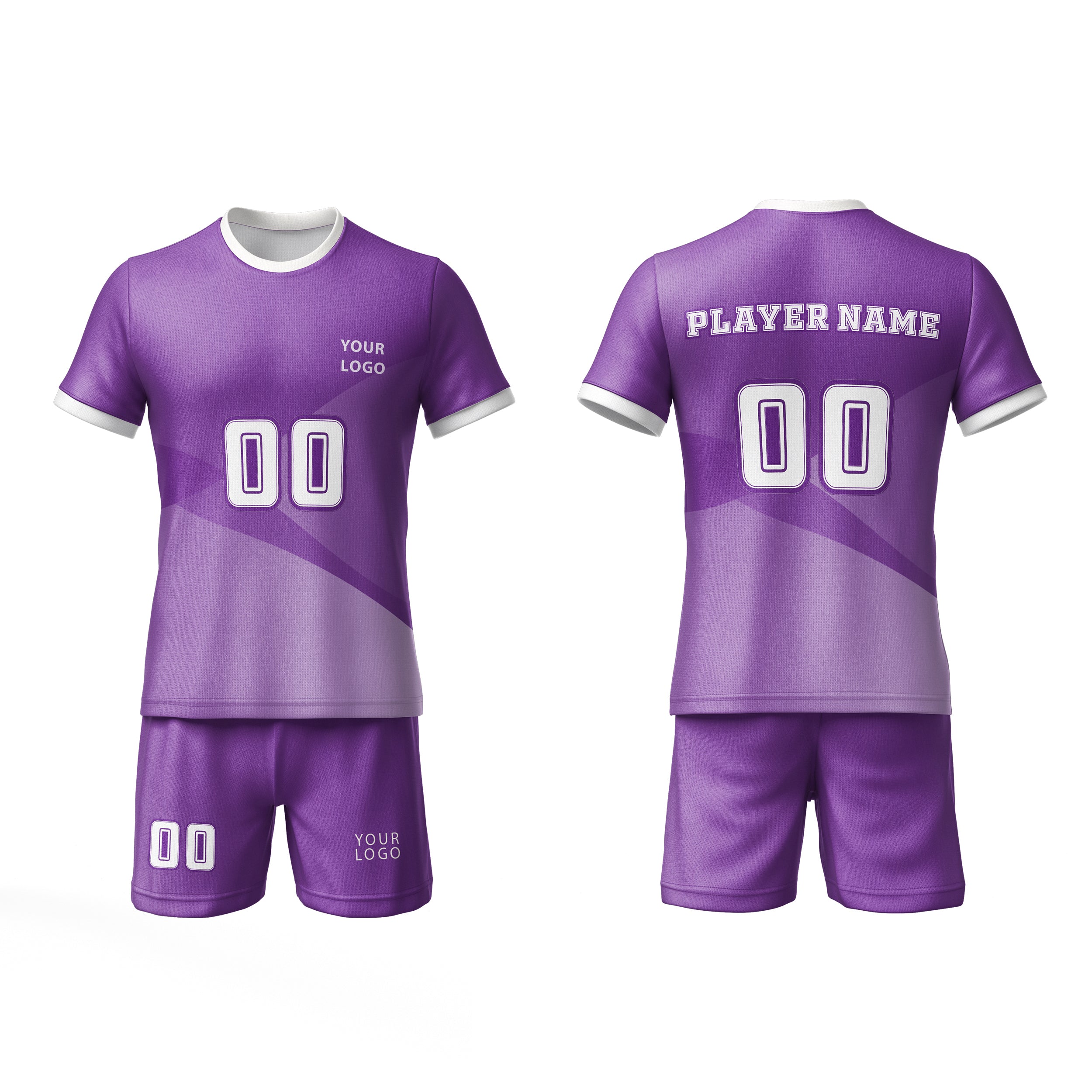 Soccer Uniforms – Gradients Custom Purple