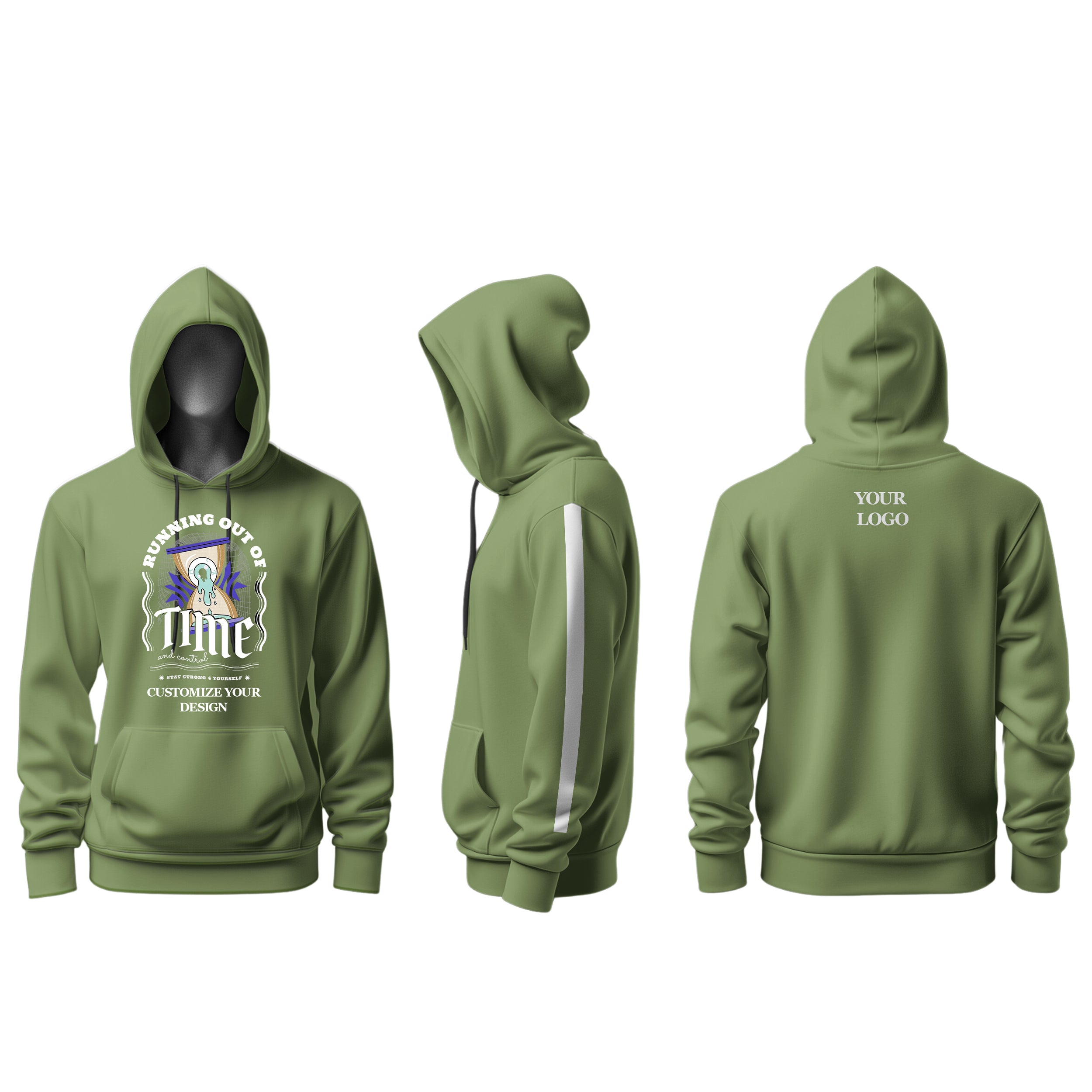 Hoodie Mockups – Custom Pickle Green