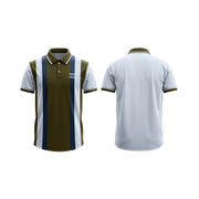 Polo Shirt Mockups – Striped Custom Logos & Team Colors