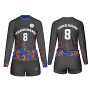 Volleyball Uniforms - Pattern Design Custom Logos & Team Colors