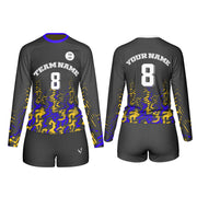 Volleyball Uniforms - Pattern Design Custom Logos & Team Colors