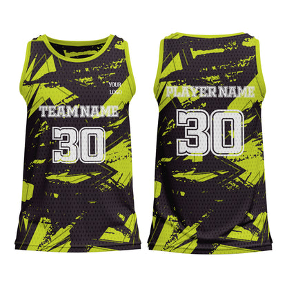 Custom Basketball Tank Top - Abstract Design - Personalized Tank-Top