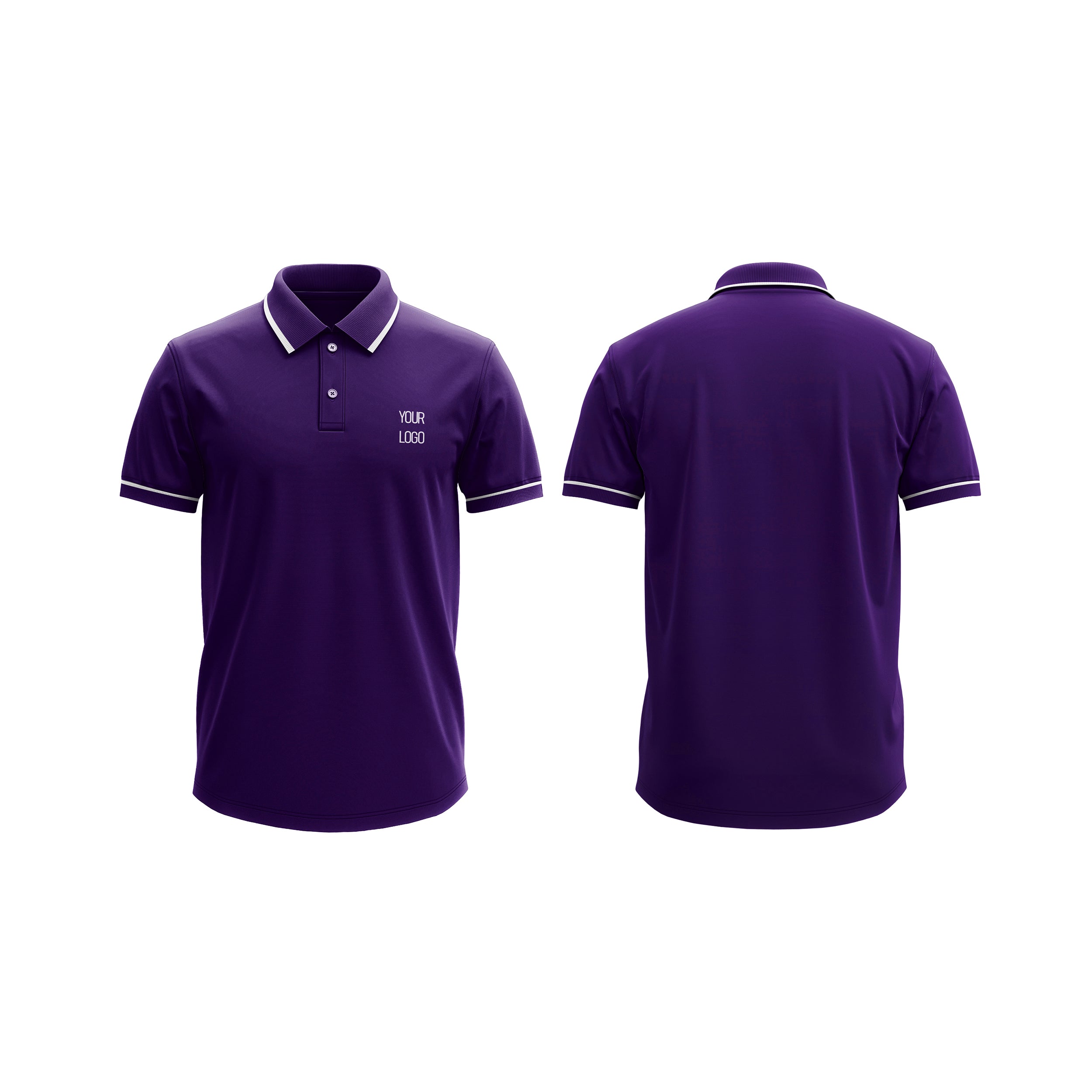 Polo Shirt Mockups – Custom Violet