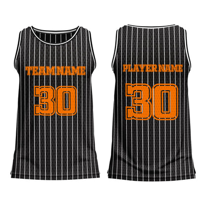 Custom Basketball Tank Top – Pinstripe Design – Personalized Gear