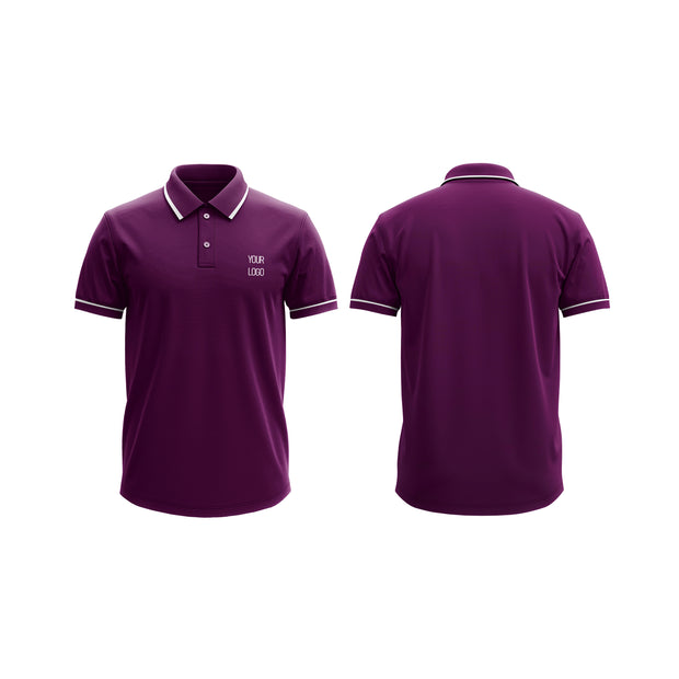 Polo Shirt Mockups – Custom Plum