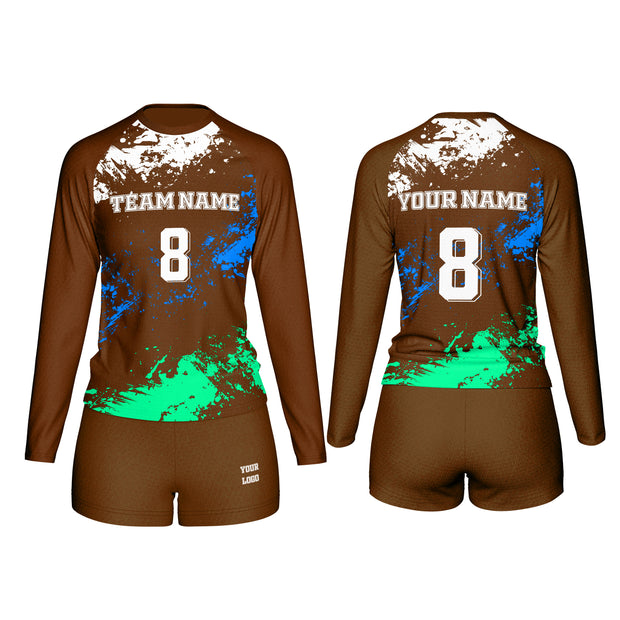 Volleyball Uniforms (Custom) – Blue/Green