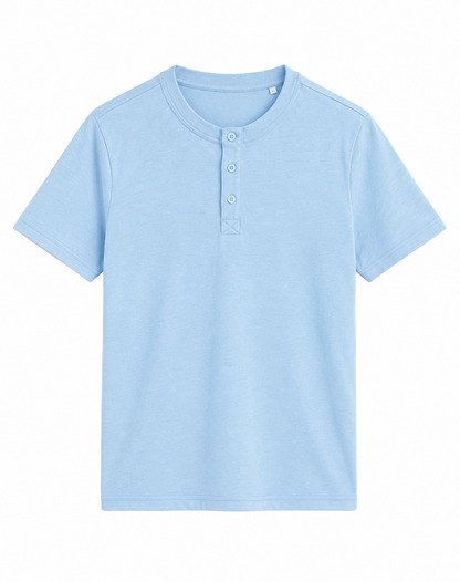 Custom Women Henley Half Sleeves - Solid Personalized Tee