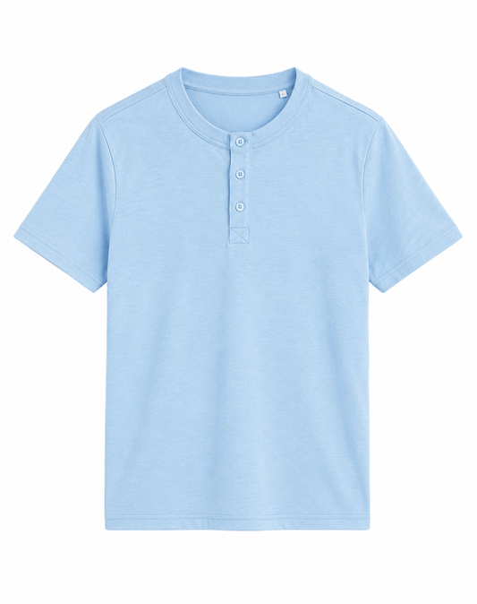Custom Women Henley Half Sleeves - Solid Personalized Tee