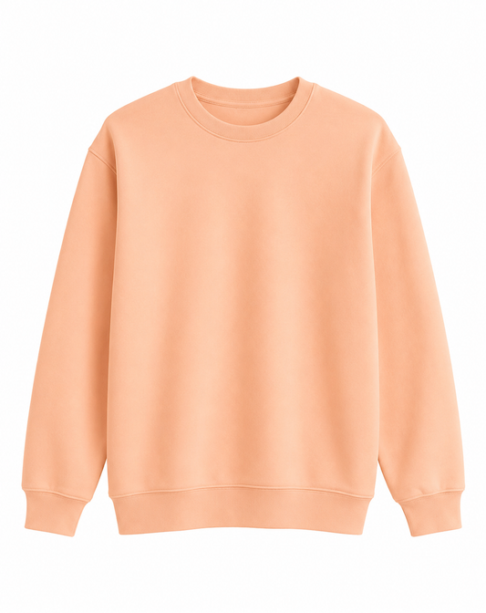 Custom Women Sweatshirt - Solid Color Personalized Crewneck