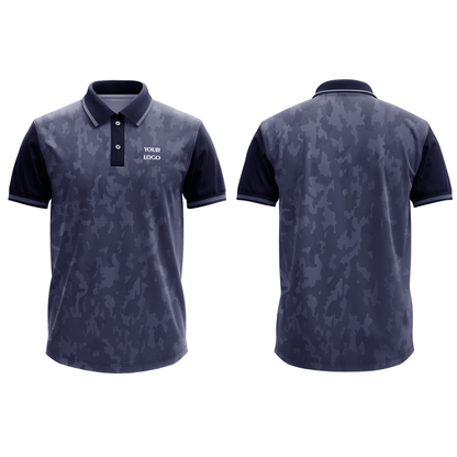 Custom Polo T-Shirt – Camouflage Design – Personalized Polo Shirt