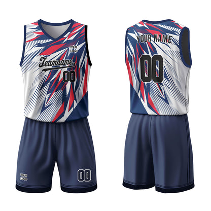 Custom Basketball Uniform - Shards Pattern - Personalized Teamwear