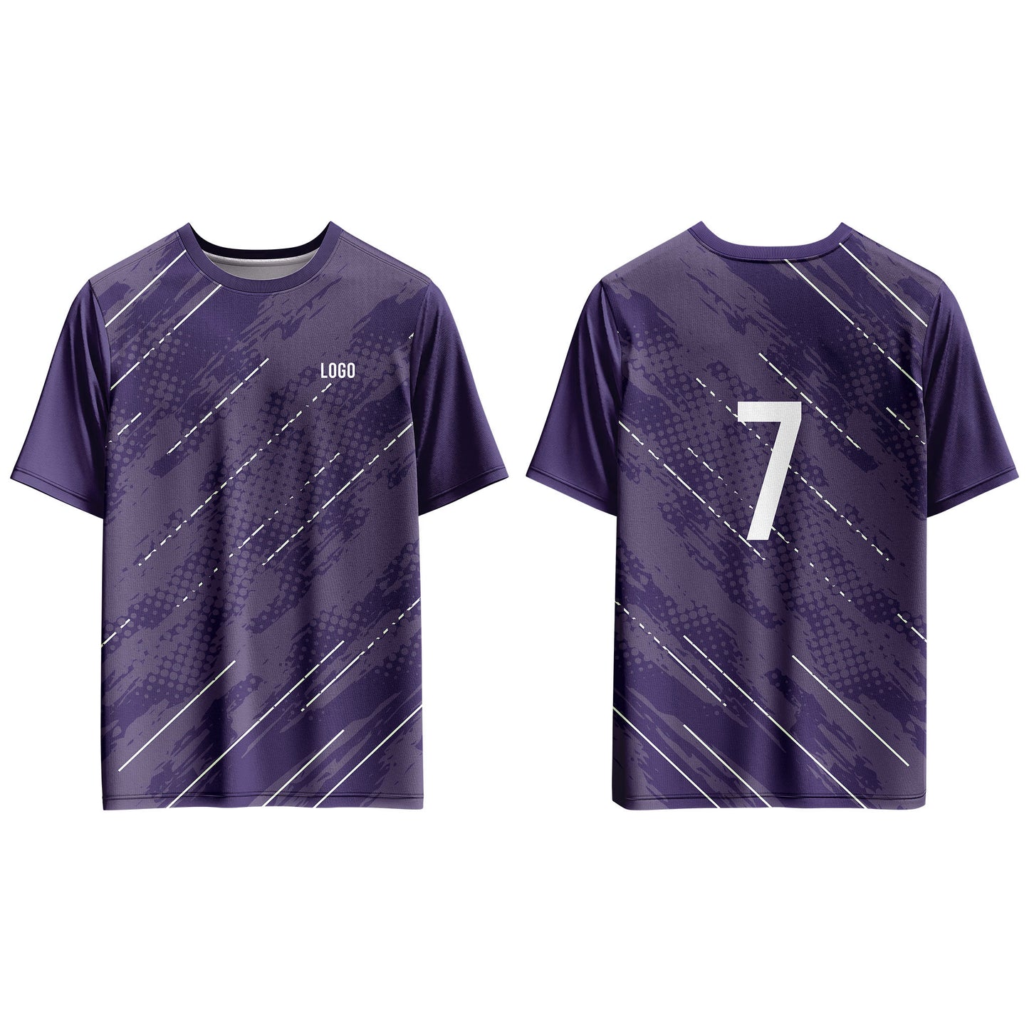 Custom Soccer T-Shirt – Abstract Pattern – Personalized Shirt