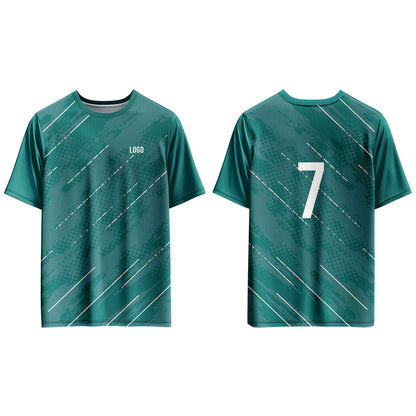 Custom Soccer T-Shirt – Abstract Pattern – Personalized Shirt