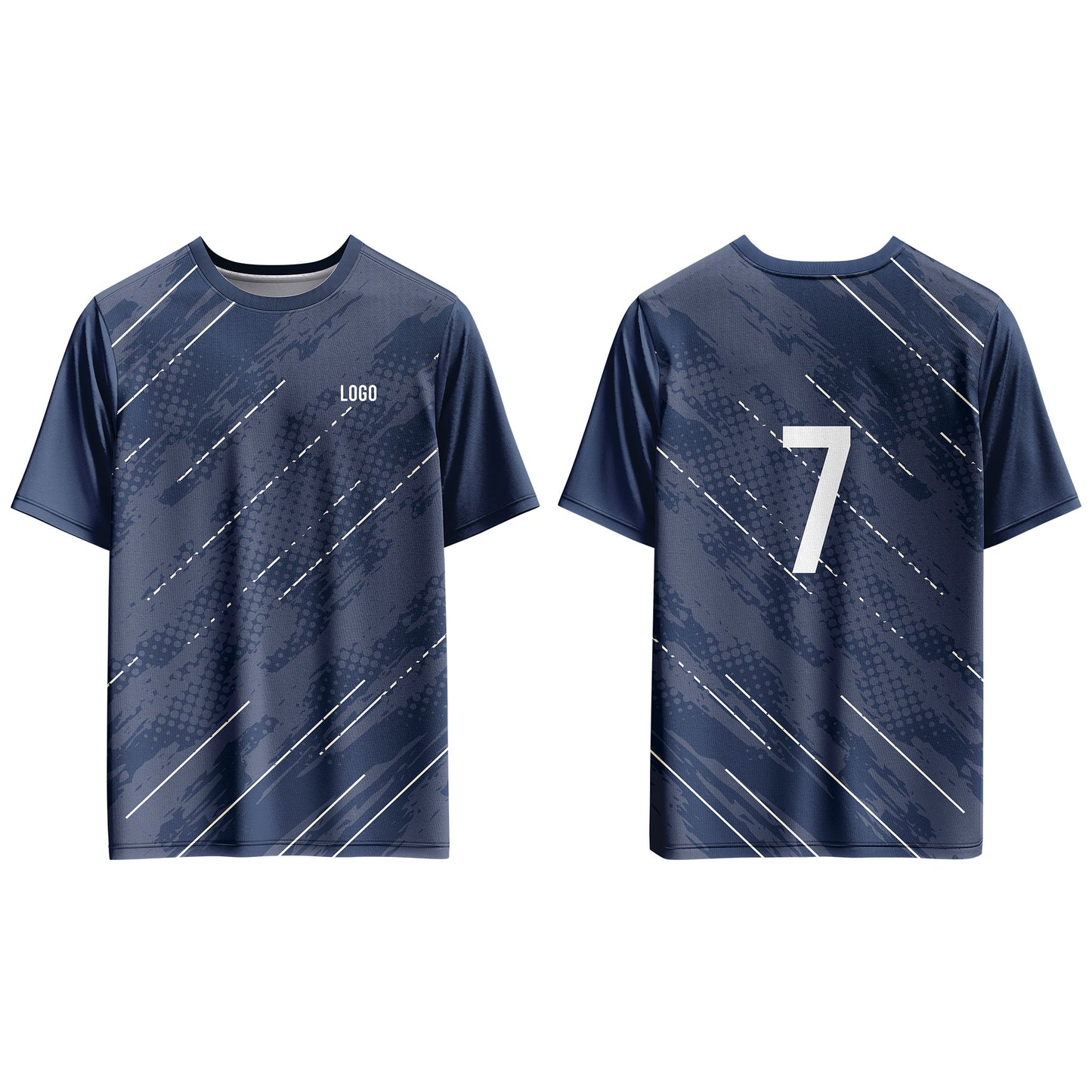 Custom Soccer T-Shirt – Abstract Pattern – Personalized Shirt