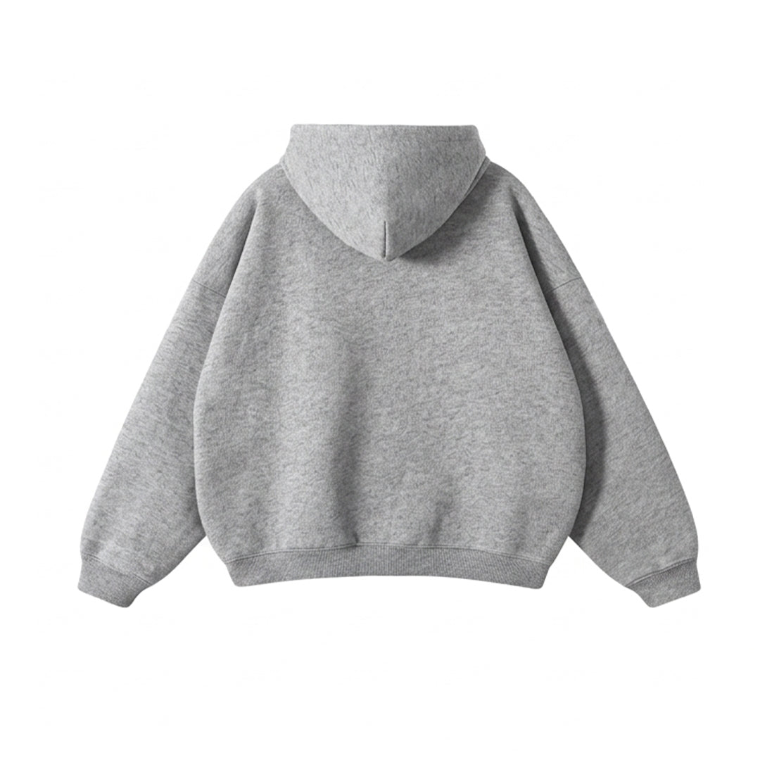 Custom Men Oversized Hoodie - Personalized Solid Pullover
