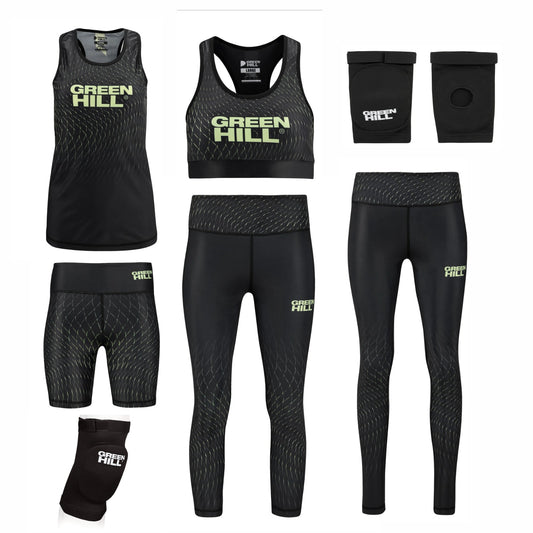 THAI Elbow Pads + ELASTICATED Knee Pads + Ladies Fitness Set SOPHIA