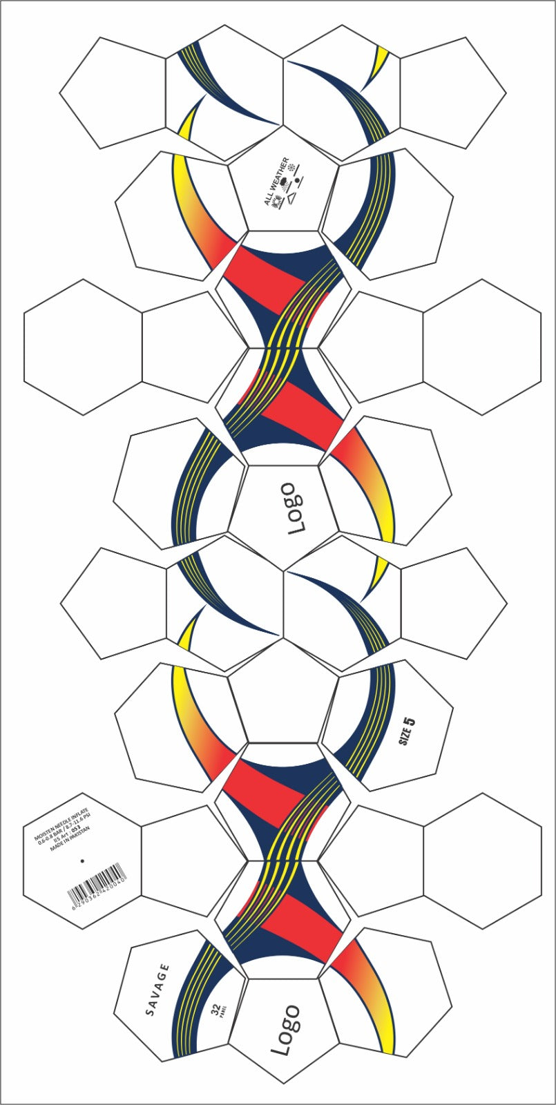 Customizable Training Soccer Ball