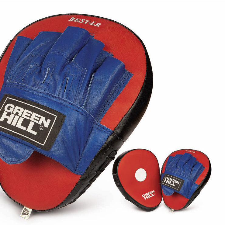 Boxing Set Gloves HAMED + Focus Mitts BEST + Head Guard STAR