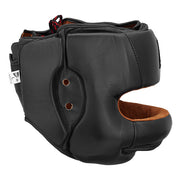 PROFESSIONAL Head Guard - Kickboxing High-Quality Synthetic Leather
