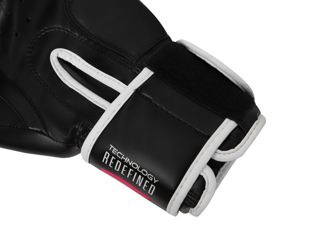VICKY Boxing Gloves for Girls & Women – Designed for Small Hands, Carbon Look, Artificial Leather
