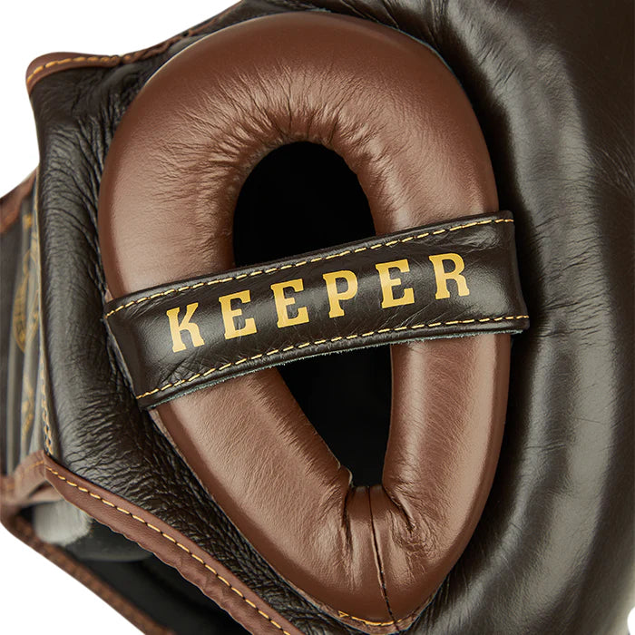 Boxing Helmet KEEPER-Tan/Brown