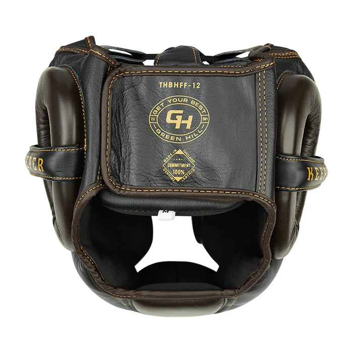 Boxing Helmet KEEPER-Black/Brown