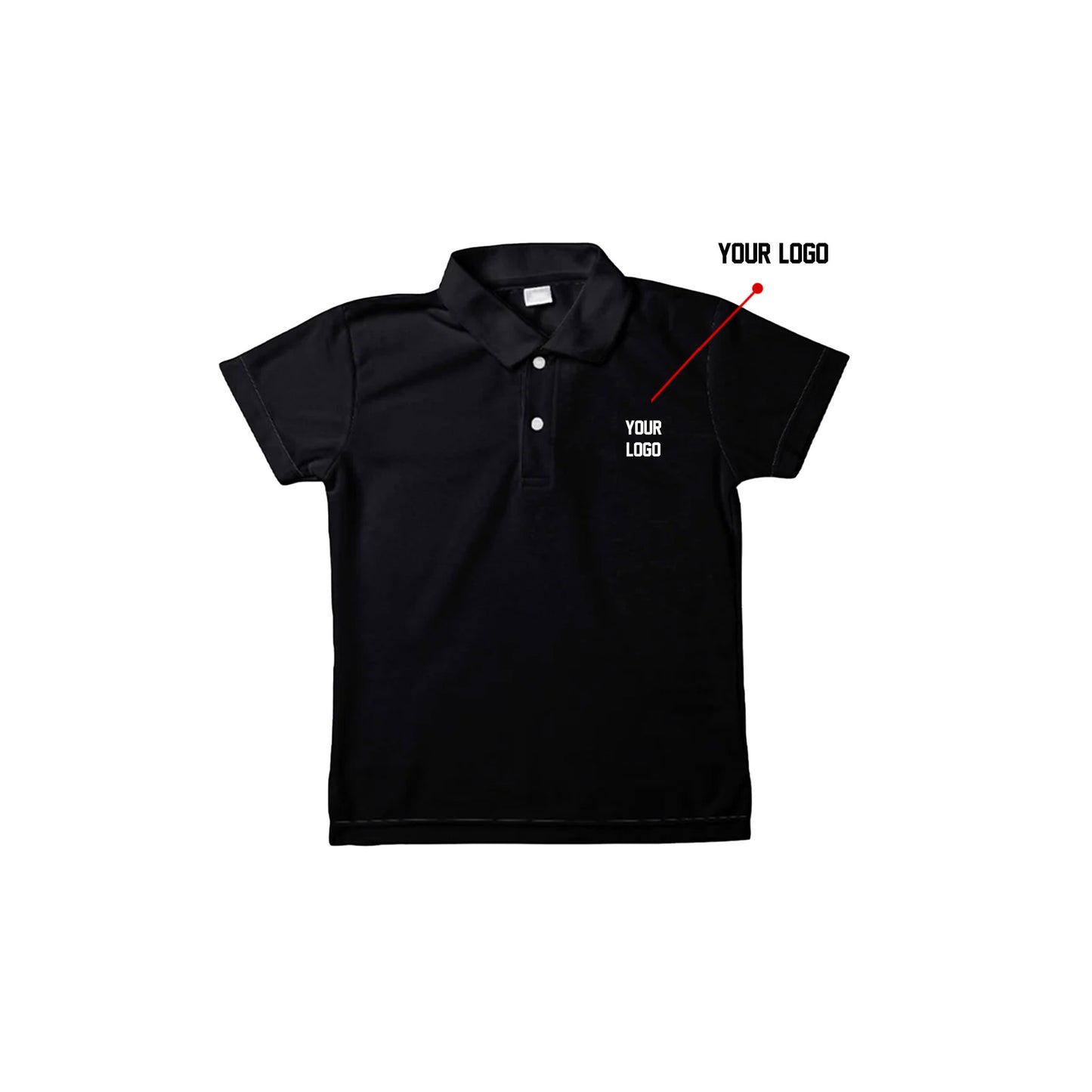 Custom Girls Polo - Solid Color - Personalized Top