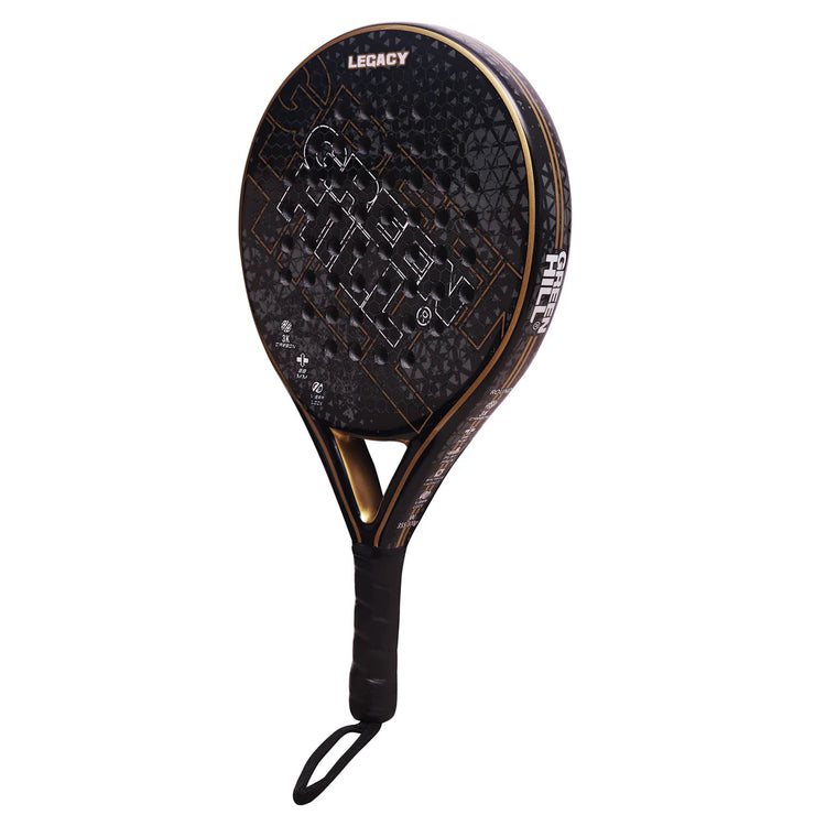 ROUND Premium LEGACY Paddle Racket - 3K Carbon Face & EVA EV30 Core