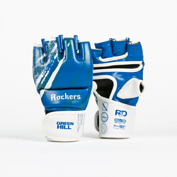 ROCKERS MMA Grappling Gloves Training Sparring Genuine Leather
