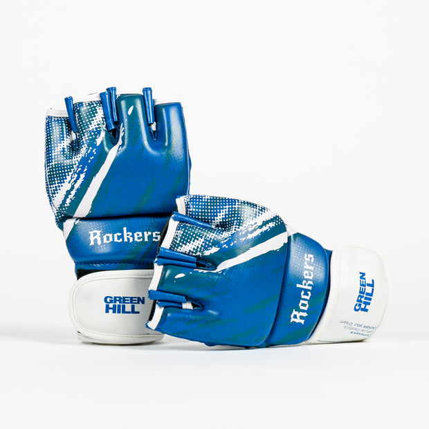 ROCKERS MMA Grappling Gloves Training Sparring Genuine Leather