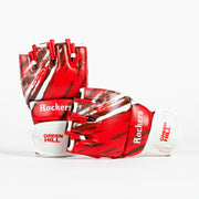 ROCKERS MMA Grappling Gloves Training Sparring Genuine Leather