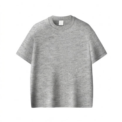 Custom Men Drop Shoulder Tee - Solid Color - Personalized Top