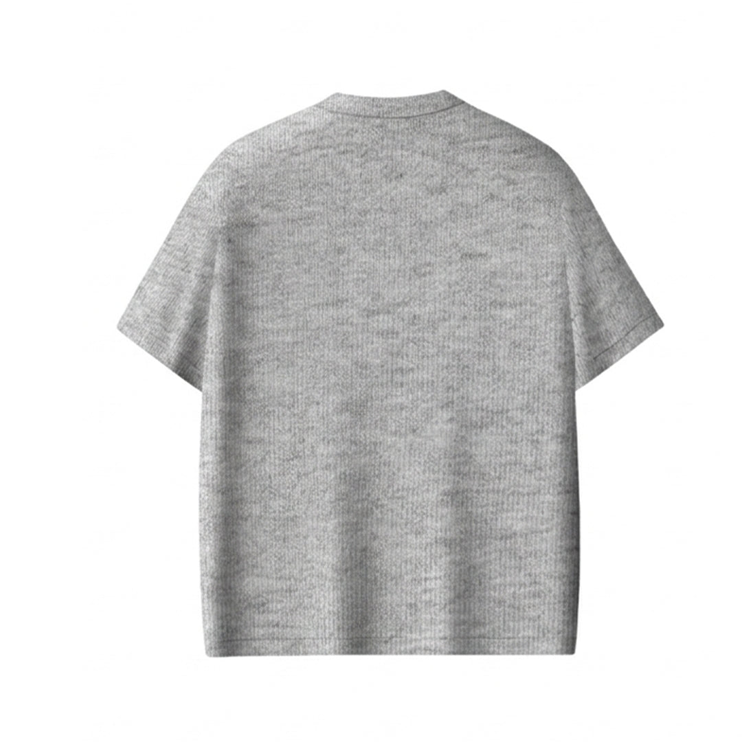 Custom Men Drop Shoulder Tee - Solid Color - Personalized Top