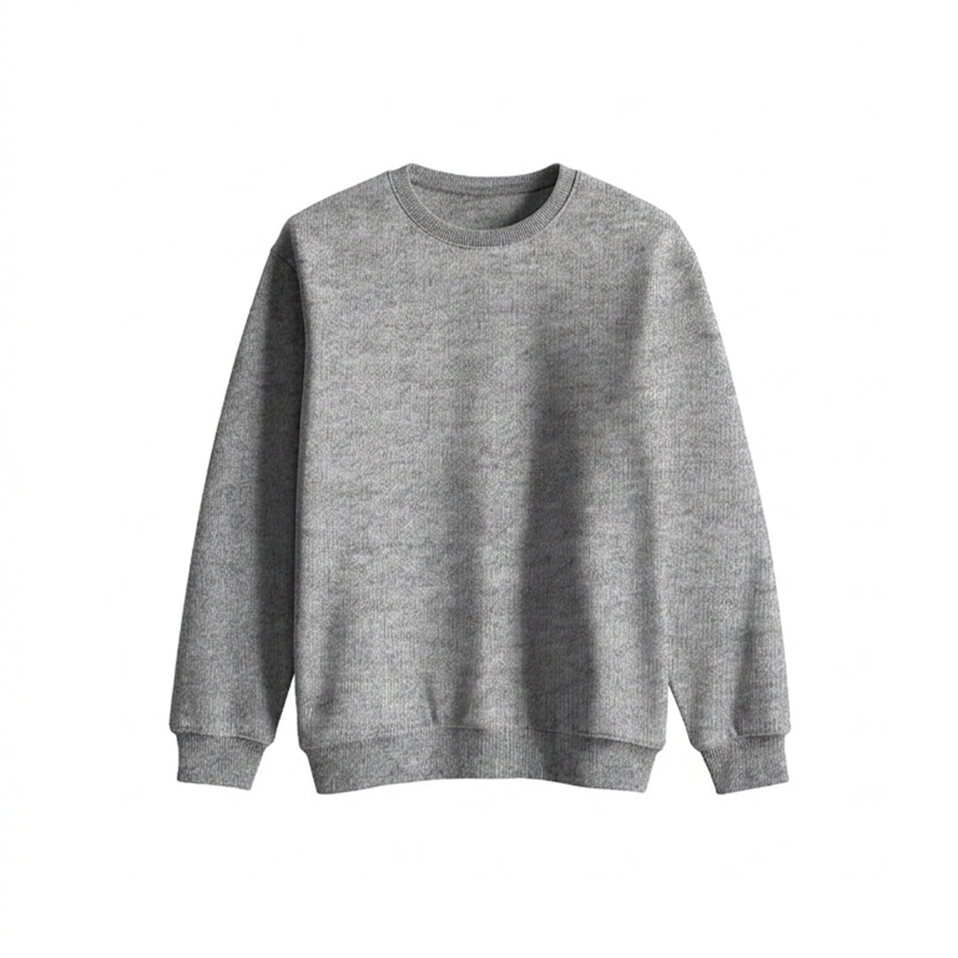 Custom Women Sweatshirt - Solid Color - Personalized Crewneck