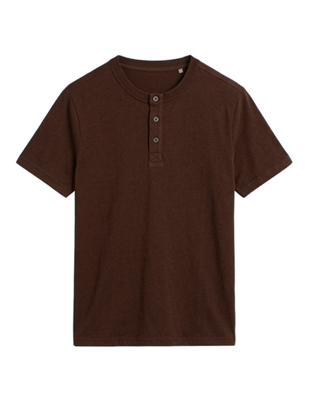 Custom Men Henley Half Sleeves - Solid Personalized Top