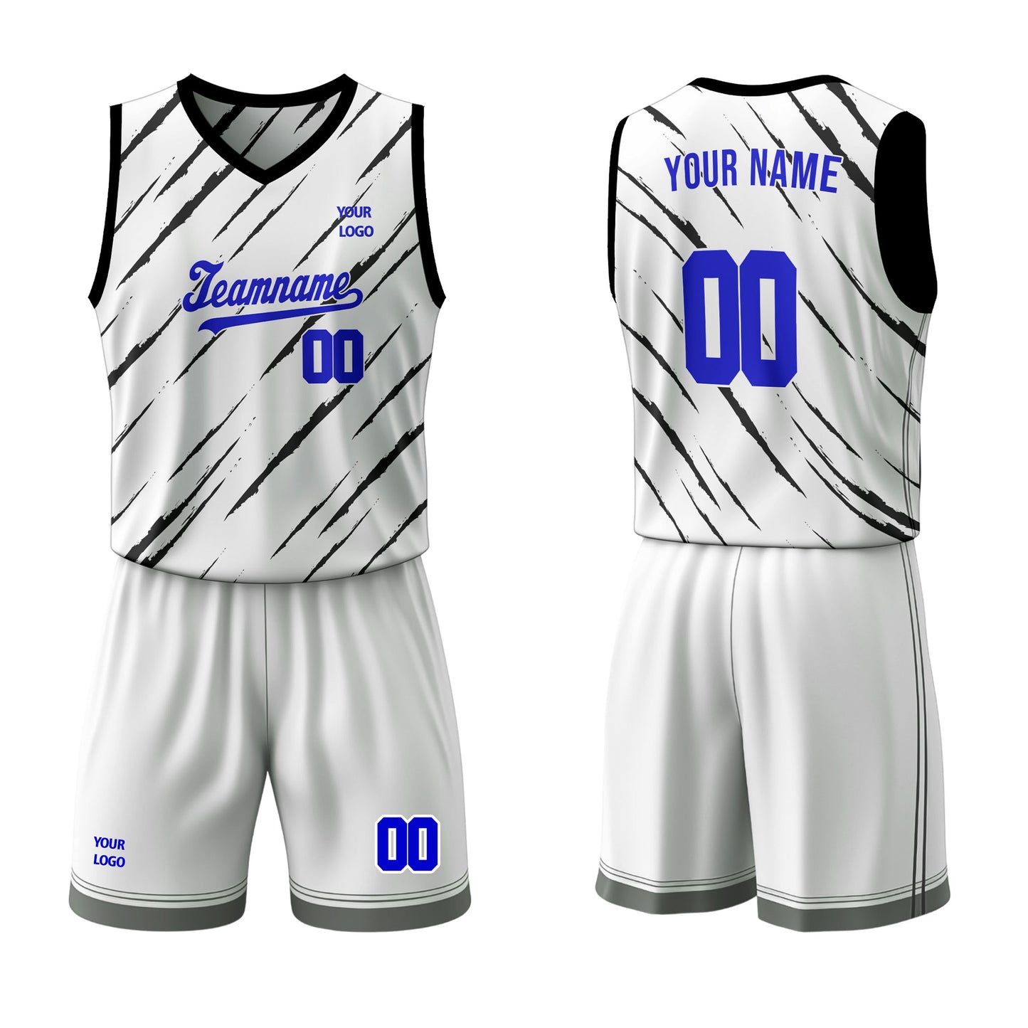 Custom Basketball Uniform - Scratch Design - Personalized Uniform