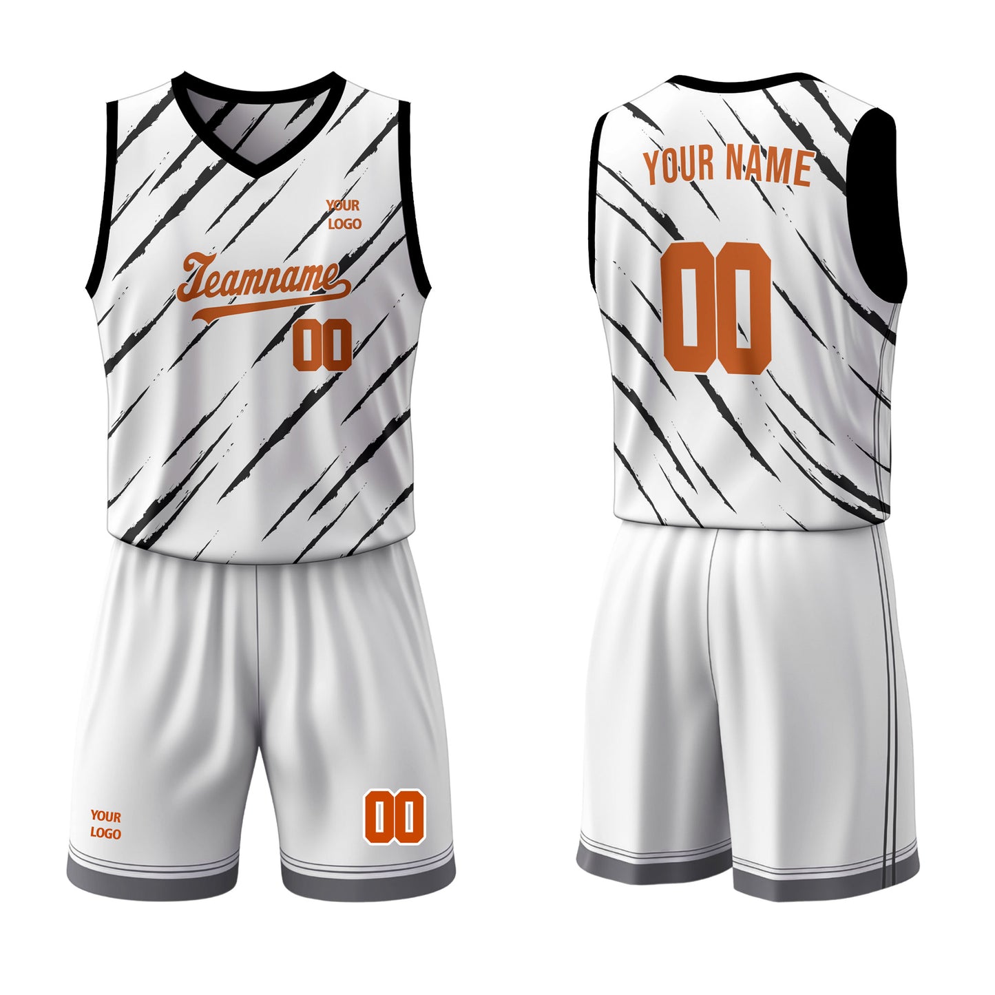 Custom Basketball Uniform - Scratch Design - Personalized Uniform