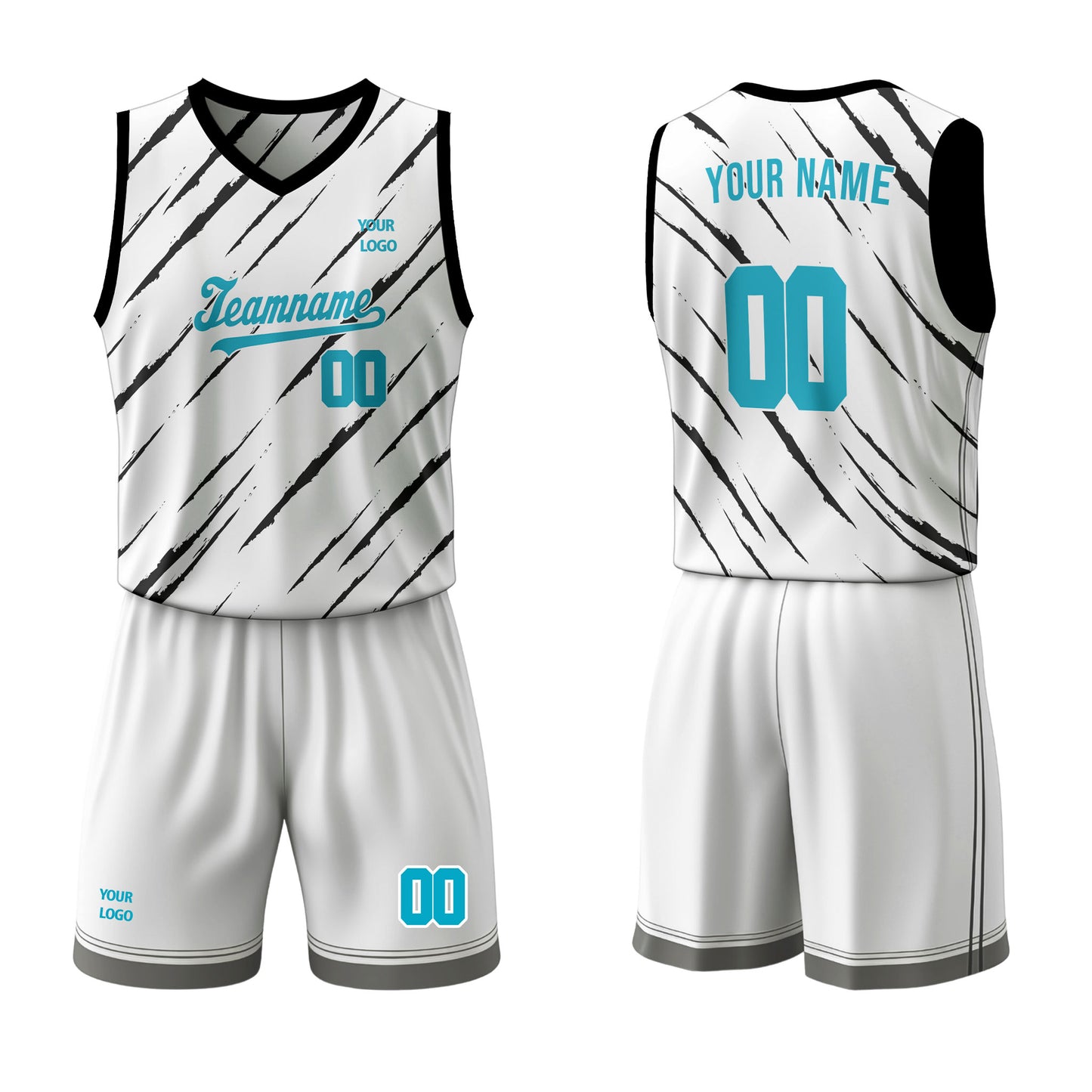 Custom Basketball Uniform - Scratch Design - Personalized Uniform
