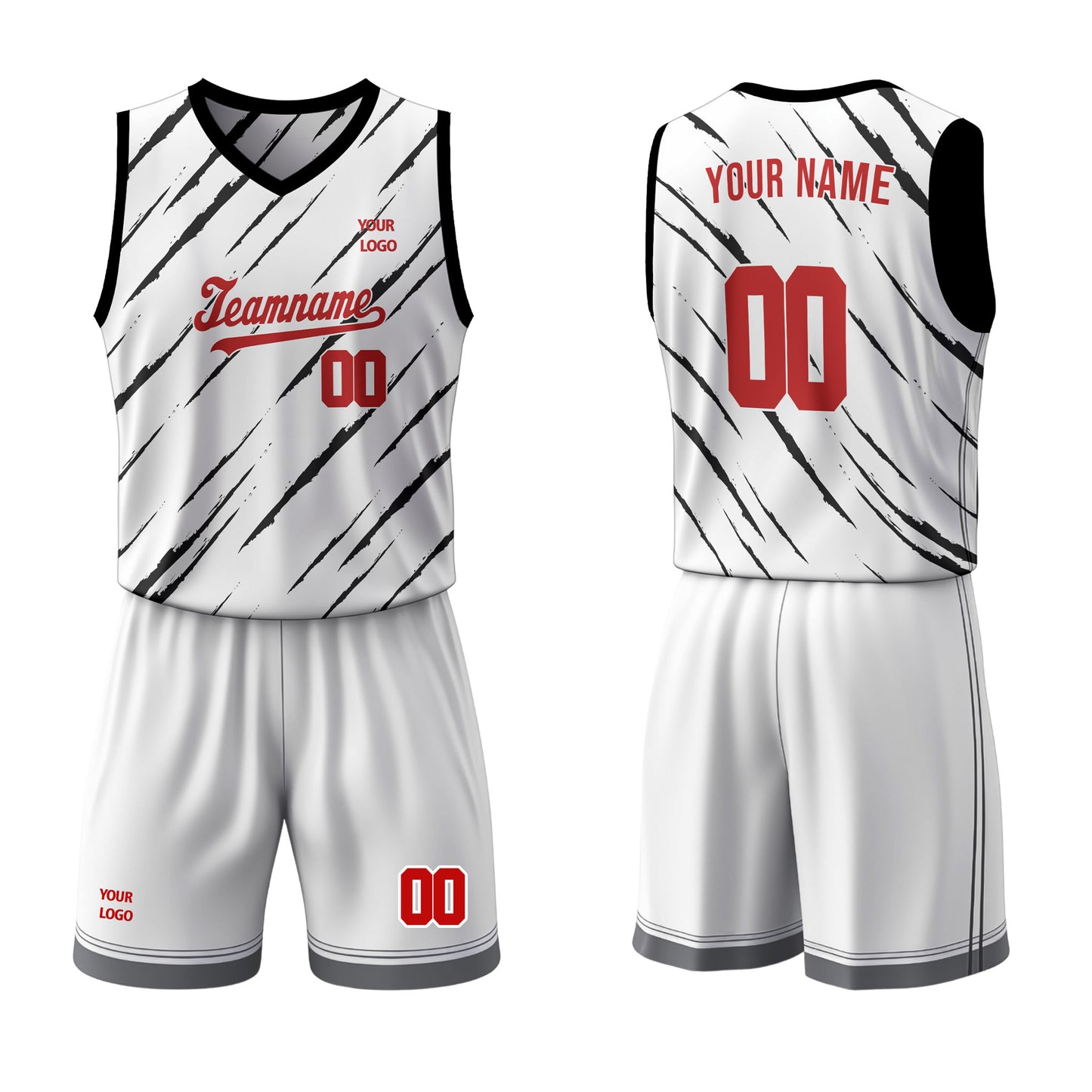 Custom Basketball Uniform - Scratch Design - Personalized Uniform