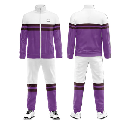 Custom Tracksuit - Two Panel Stripe Design Personalized Wear