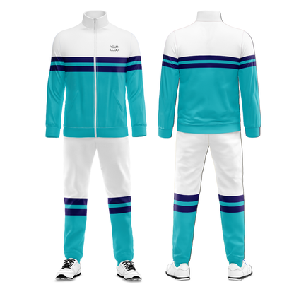 Custom Tracksuit - Two Panel Stripe Design Personalized Wear