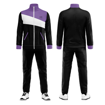 Custom Tracksuit - Diagonal Color Block - Personalized Tracksuit