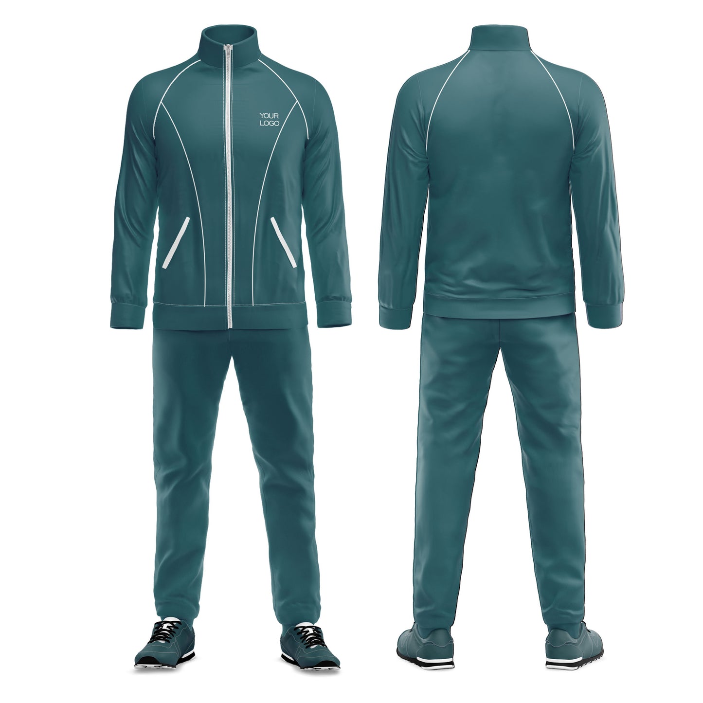 Custom Tracksuit – Abstract Accent Personalized Tracksuit