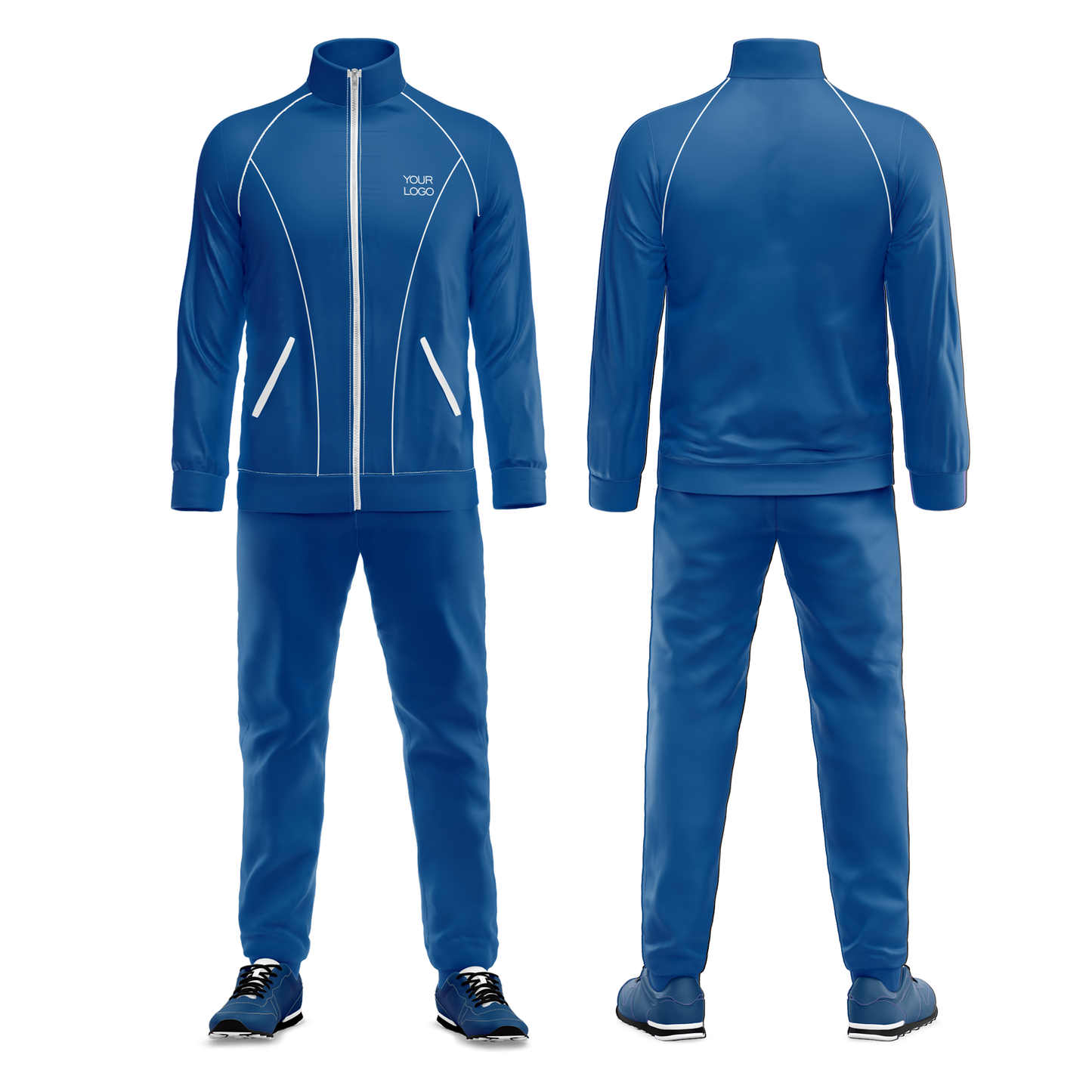 Custom Tracksuit – Abstract Accent Personalized Tracksuit