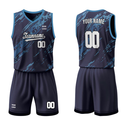Custom Basketball Uniform - Splash Design - Personalized Team kit