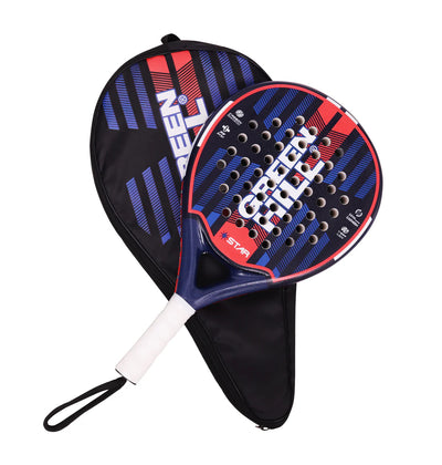 ROUND Premium STAR Paddle Racket – Lightweight & Durable Carbon Fiberglass Construction