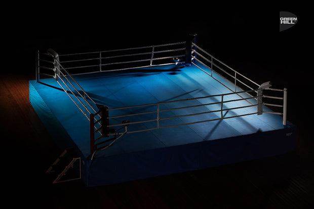 AIBA Approved Boxing Ring – RRP Model with High-Quality Steel Pipes and Wooden Platform