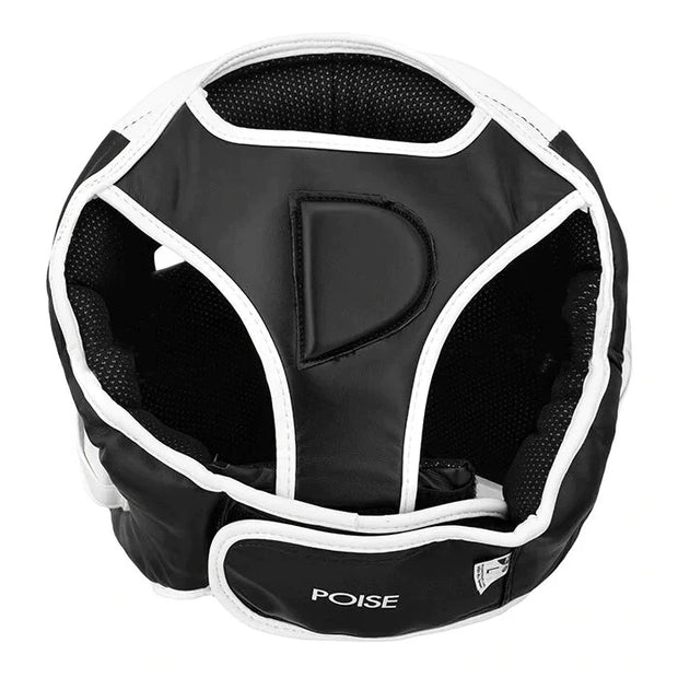POISE Head Guard - Durable Artificial Leather, High-Density Foam, Adjustable Straps