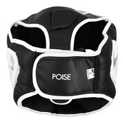 POISE Head Guard - Durable Artificial Leather, High-Density Foam, Adjustable Straps